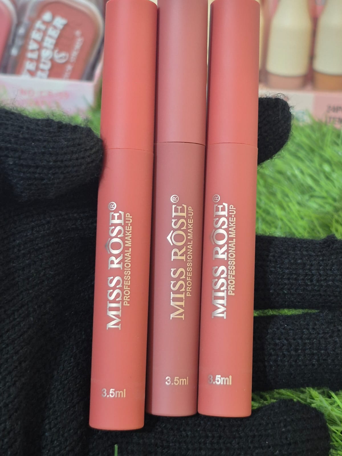 Miss Rose Velvet Matte Lip Mud SET OF -3