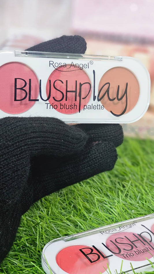 "Blushplay Mini – 3-in-1 Rosy Cheek Palette"