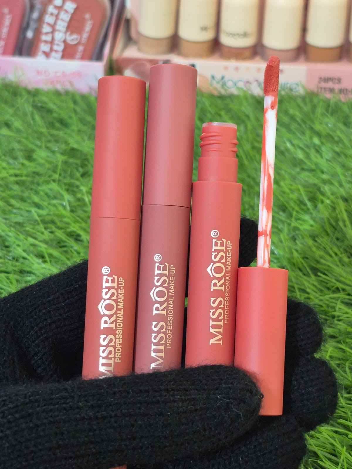 Miss Rose Velvet Matte Lip Mud SET OF -3