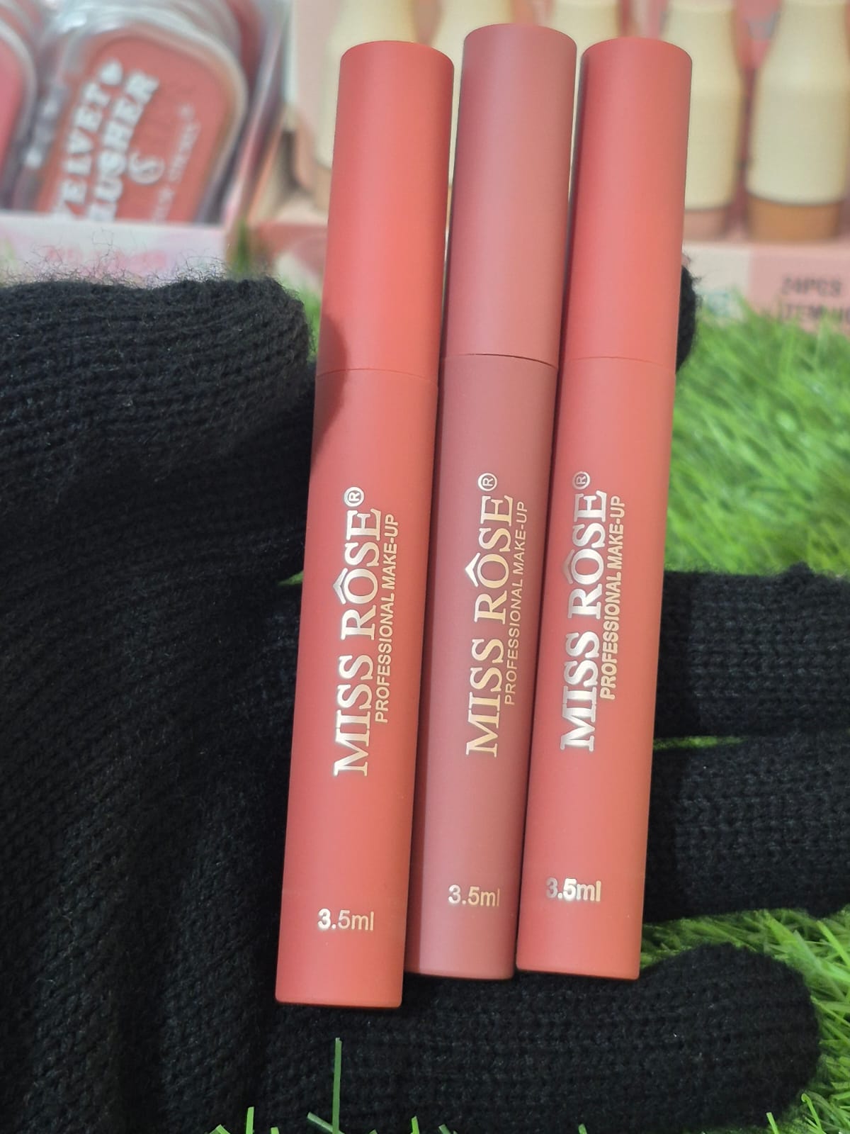 Miss Rose Velvet Matte Lip Mud SET OF -3