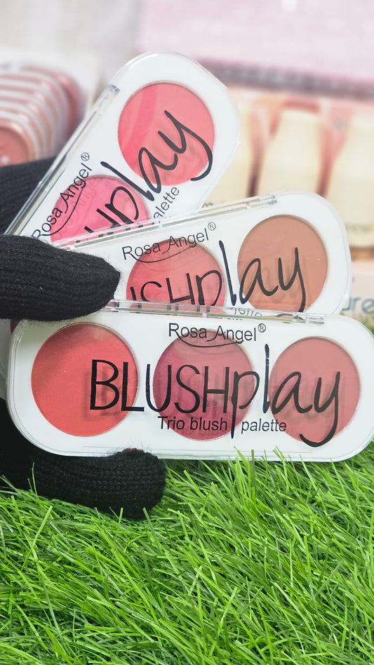 "Blushplay Mini – 3-in-1 Rosy Cheek Palette"